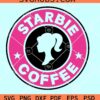 Barbie Starbucks Coffee SVG, Barbie coffee SVG, Starbucks Babe Girl SVG