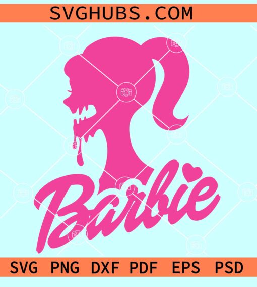 Barbie girl Halloween SVG, scary Barbie SVG, Halloween doll SVG