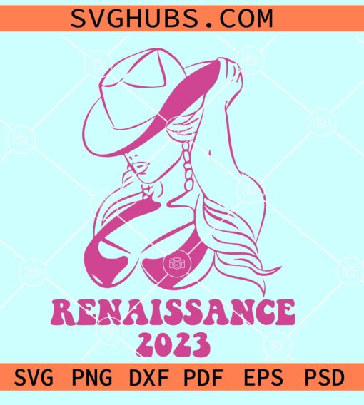 Beyonce Renaissance Tour 2023 SVG, Beyonce Music Tour Signature SVG