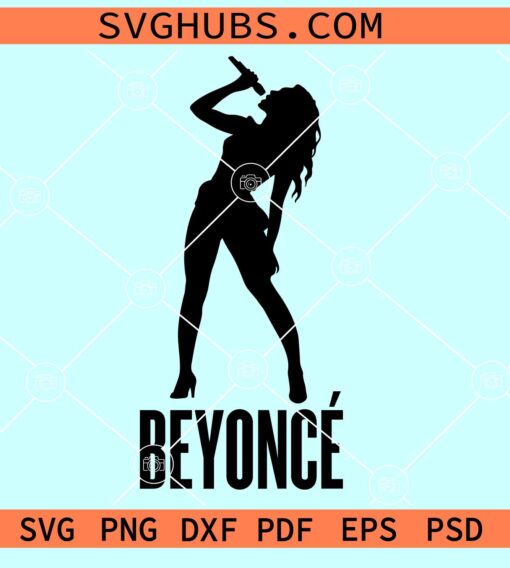 Beyonce Tour SVG, Beyonce Silhouette SVG, Beyonce Renaissance Tour 2023 SVG