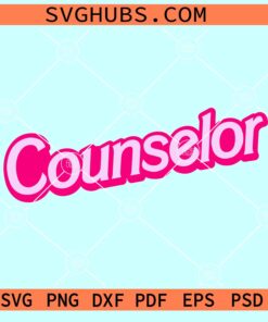 Counselor Barbie SVG, Barbie Font SVG, Doll SVG, Barbie SVG