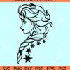 Elsa SVG, Elsa face Svg, Frozen Elsa svg, Disney Svg file