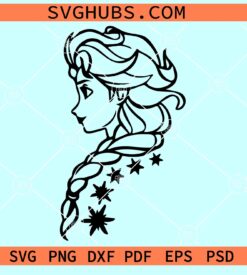 Elsa SVG, Elsa face Svg, Frozen Elsa svg, Disney Svg file