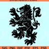 Flemish lion SVG, Flag of Flanders SVG, tattoo idea svg