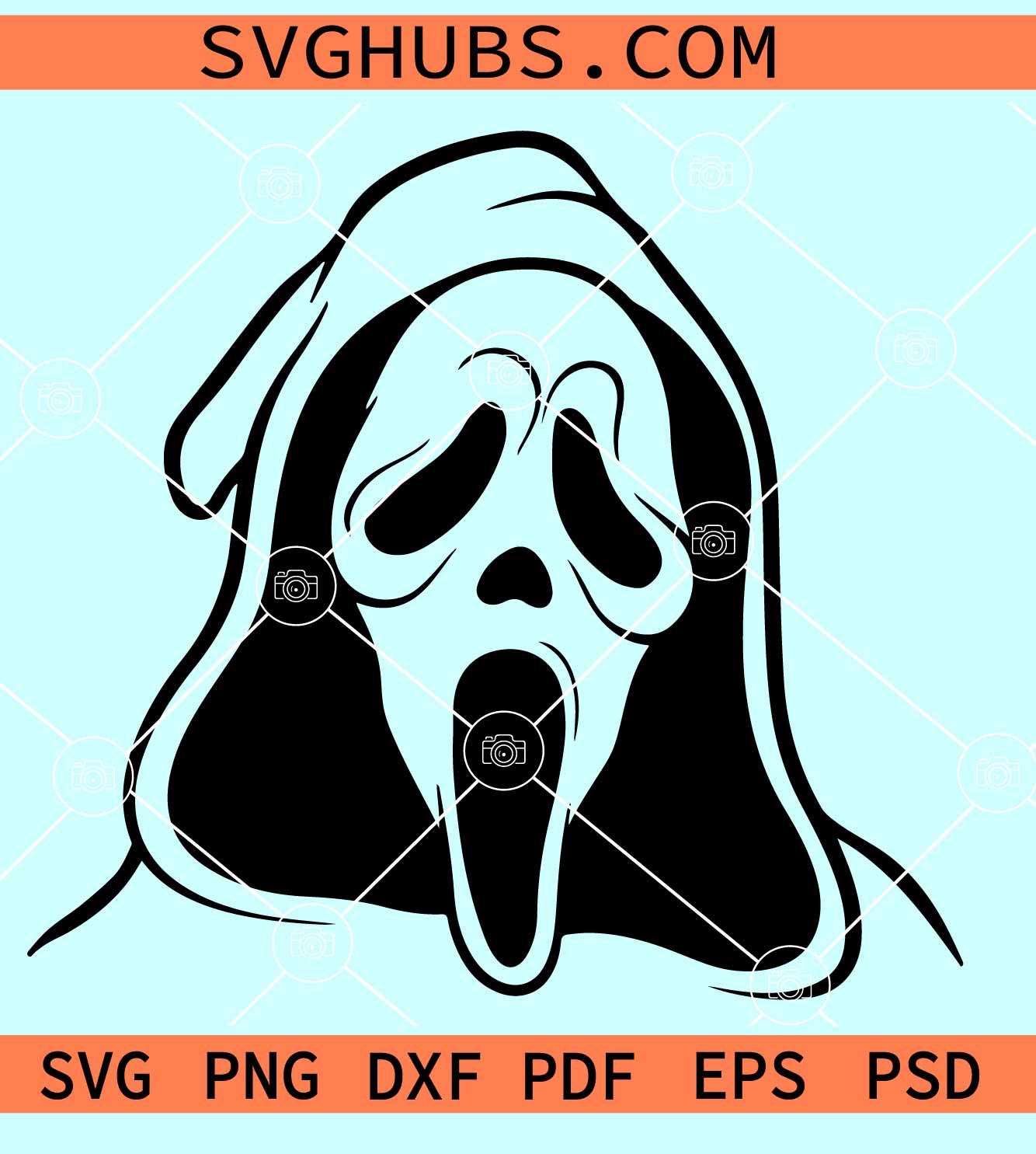 Ghost Face SVG Scream Mask Svg Png Horror Hhost (Download Now) 