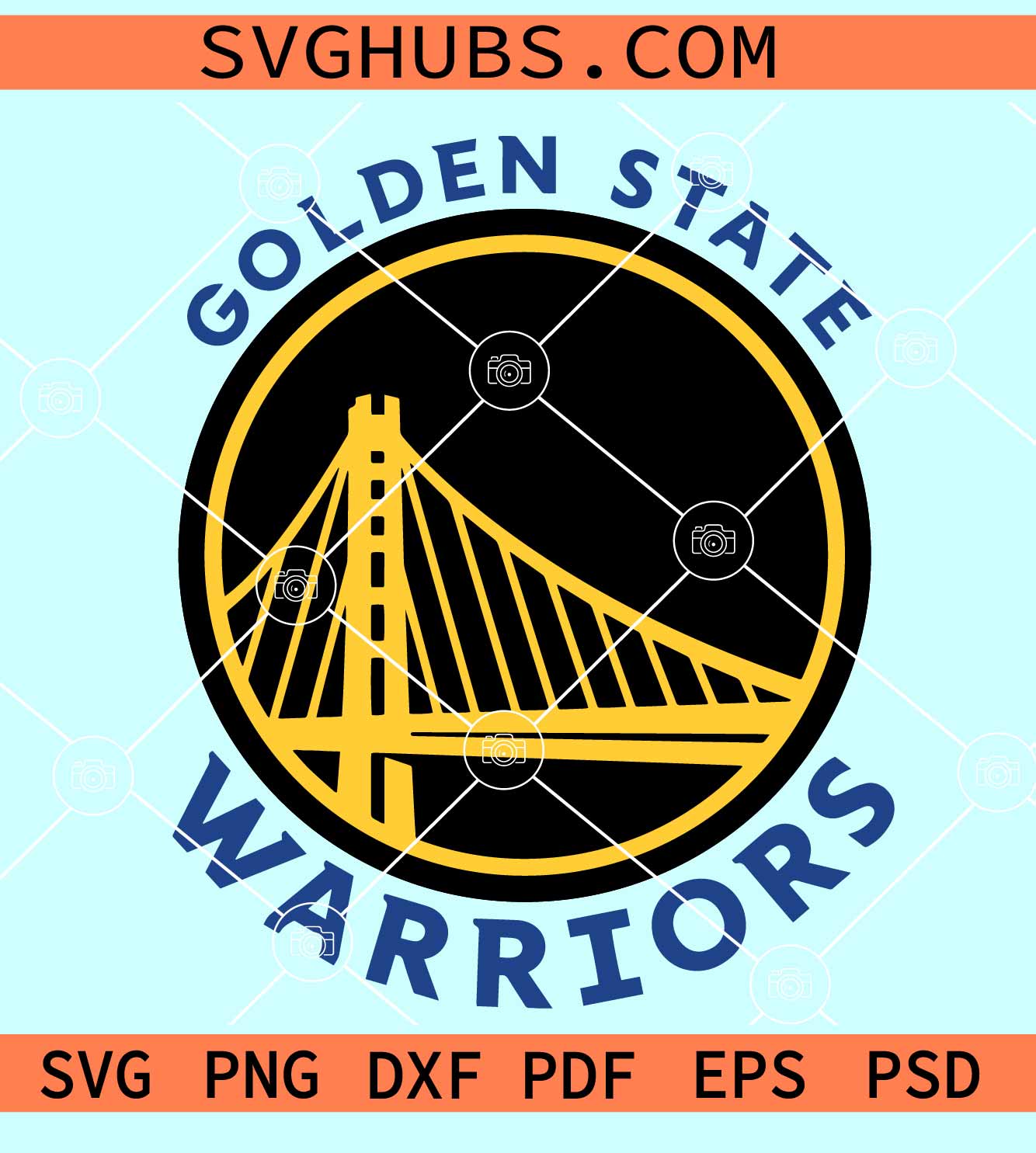 Bundle Golden State Warriors NBA Basketball Logo svg eps dxf png