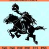 Headless Horseman SVG, Halloween scene SVG, spooky SVG