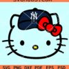 Hello Kitty NY Yankees SVG, Hello Kitty baseball SVG, Yankees mascot SVG