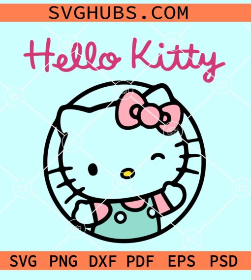 Hello Kitty SVG, Kawaii Kitty Svg, Cute Cat Svg, Kitty Svg