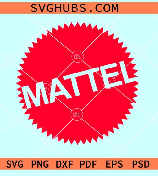 Mattel Red Logo SVG, Red Logo for Doll Princess SVG PNG