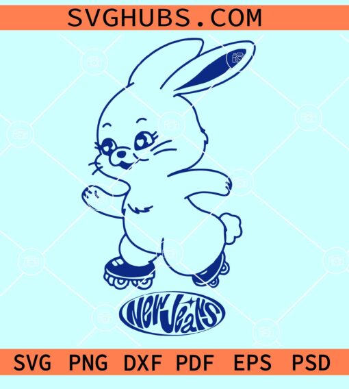 New Jeans member SVG, New Jeans Tokki Svg, Bunny Logo Svg