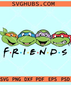 Ninja turtle friends SVG, Teenage Mutant Ninja Turtle SVG