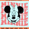 Retro Minnie Mouse SVG, Minnie Mouse SVG, Retro Minnie SVG