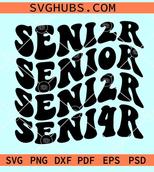 Senior 2024 retro SVG, Stacked Senior 2024 SVG, Senior 2024 SVG, 2024 SVG
