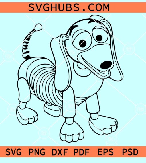 Slinky Dog Toy Story SVG, Disney Slinky Dog SVG