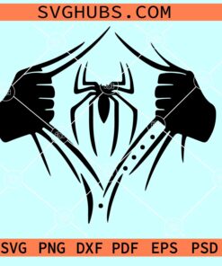 Spiderman ripped shirt SVG, Spiderman Ripped Svg, Ripped Shirt SVG