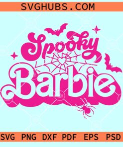 Spooky Barbie SVG, Halloween Spooky Barbie SVG PNG