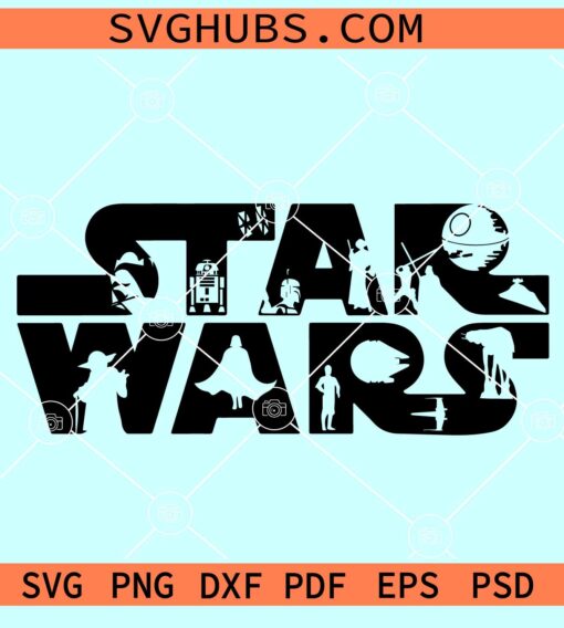 Star Wars SVG, Star Wars The Mandalorian SVG, Yoda SVG