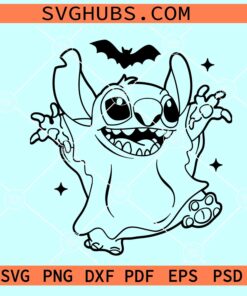 Stitch Halloween PNG