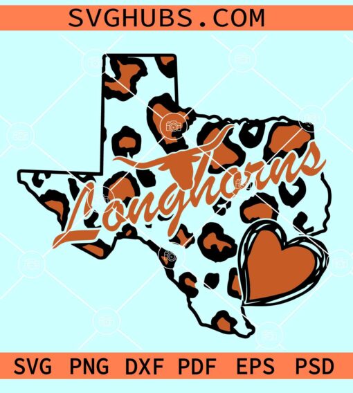 Texas Longhorns SVG, Texas Pride SVG, Texas Longhorns PNG