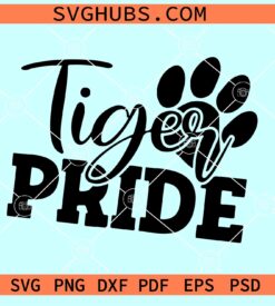 Tiger pride SVG, Go tigers SVG, football mom SVG