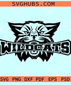 Wildcats mascot svg, Wildcats Logo SVG, Wildcats Mascot Head SVG