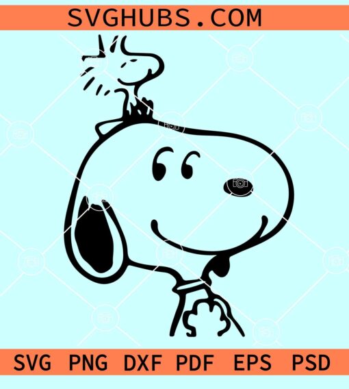 Woodstock and Snoopy SVG, Snoopy dog SVG