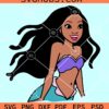 Black Little mermaid SVG, black Ariel SVG, The Little Mermaid African SVG