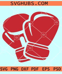 Gloves SVG files, gloves silhouette, boxing gloves SVG, red gloves SVG