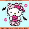 Halloween Mummy Hello Kitty SVG, pink mummy Halloween SVG, Hello Kitty mummy SVG