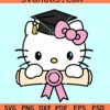 Hello Kitty Graduation SVG, Graduation Kitty SVG, graduation shirt SVG, senior shirt SVG