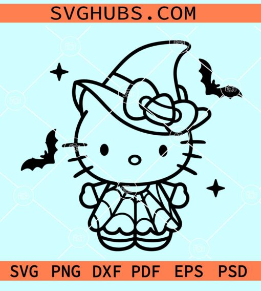 Hello Kitty Halloween SVG 01