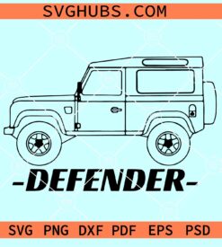 Land Rover Defender SVG, Land Rover svg, 90s wagon SVG