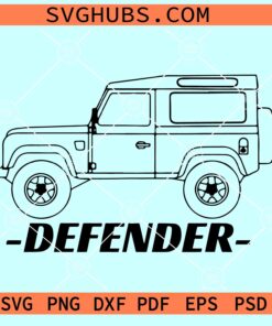 Land Rover Defender SVG, Land Rover svg, 90s wagon SVG