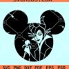 Maleficent Mickey Ears SVG, Disneyland Villains svg, Maleficent SVG