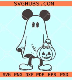Mickey Ghost SVG