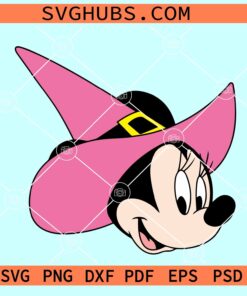 Mickey with Witch hat SVG, Mickey Halloween SVG, Mickey Halloween Witch hat SVG