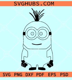Minion outline SVG
