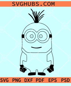 Minion outline SVG