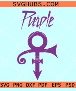 Purple Prince symbol SVG, Purple Prince SVG, musician prince SVG PNG EPS DXF