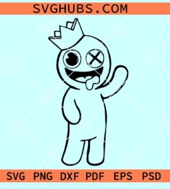 Blue character SVG