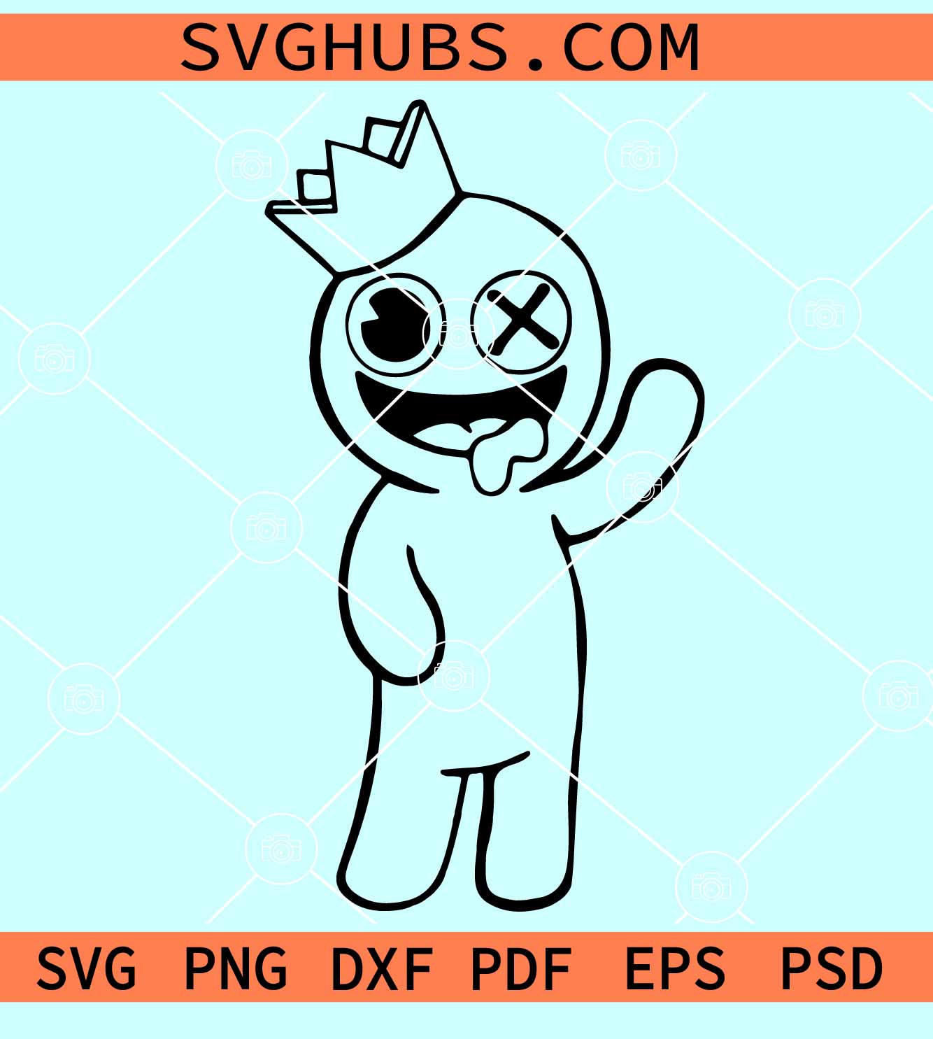 Rainbow Friends SVG Rainbow Friends PNG Blue Svg (Download Now) 