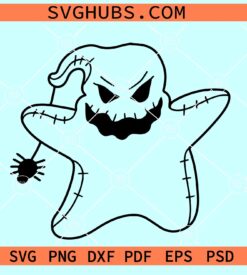 Spooky Oogie Boogie SVG, Oogie Boogie Halloween SVG, Nightmare Before Christmas Svg