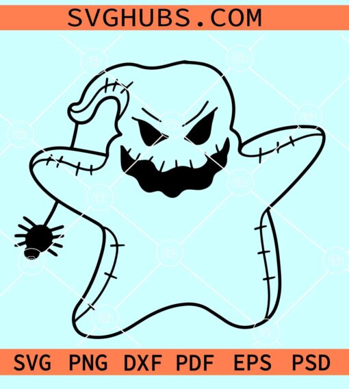 Spooky Oogie Boogie SVG, Oogie Boogie Halloween SVG, Nightmare Before Christmas Svg