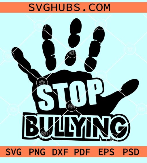 Stop bullying SVG PNG, teacher SVG, anti bullying SVG