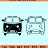 Volkswagen Hippie bus SVG, camping van SVG, VW retro SVG