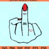 Woman Middle finger SVG, Middle finger PNG, Girl power SVG