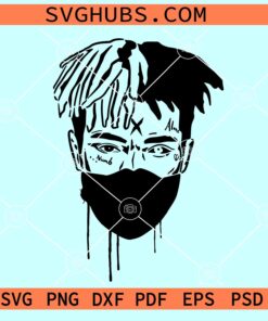 XXXTentacion SVG, Rapper Singer SVG, musician SVG