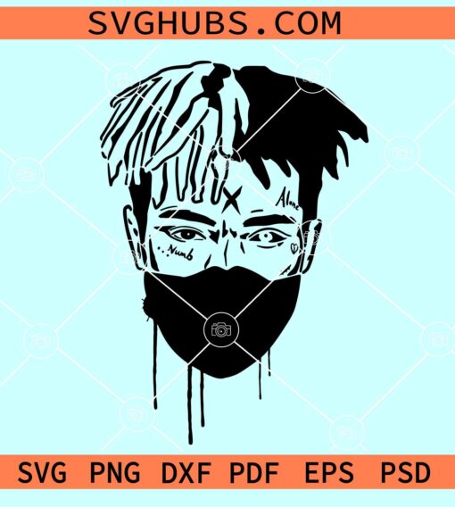 XXXTentacion SVG, Rapper Singer SVG, musician SVG