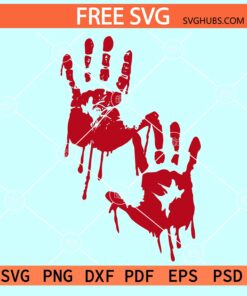Bloody handprint svg free, Free Halloween svg, Bloody hands svg free, royalty free SVG